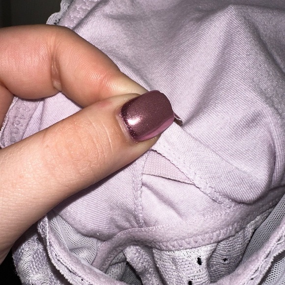 Aerie padded Lace Bralette in Lavender M feminine summer spring beach lounge - Picture 6 of 6